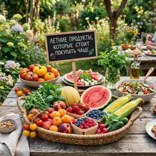 Какие продукты покупать и готовить летом?